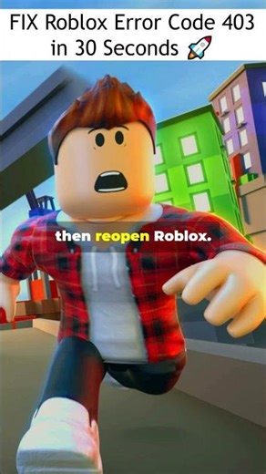 FIX Roblox Error Code 403 in 30 Seconds 🚀 #error403 #robloxfix #RobloxError403 #Roblox #RobloxError