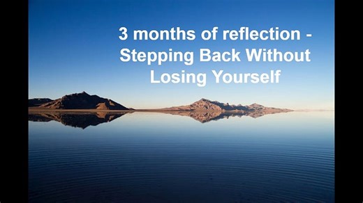 Stepping Back Without Losing Yourself
