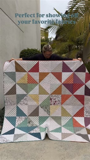 Edyta Sitar on Instagram: "🌟 Stargazer Quilt Pattern 🧵✨ Looking for a simple, stunning quilt to sew this weekend? Meet Stargazer — a beginner-friendly pattern that shines bright with minimal effort! 🌌💫 This one is all about: ✅ Straight-line sewing ✅ Big, bold blocks ✅ A modern star look that’s easier than it seems! Perfect for showing off your favorite fabrics — whether you’re new to quilting or just love a quick, satisfying finish. 💙 💬 Comment “⭐” and I’ll DM you the FREE pattern link! #S