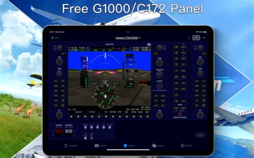 SimFly Pad 现已支持C172/G1000 面板（免费）