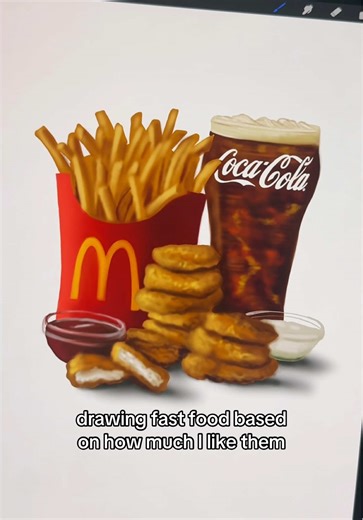 Creative Drawings Inspired by Fast Food Favorites