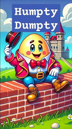 Humpty Dumpty | Sing Along for Kids | Nursery Rhyme with Lyrics & Fun Animation#songs#music#rhymes