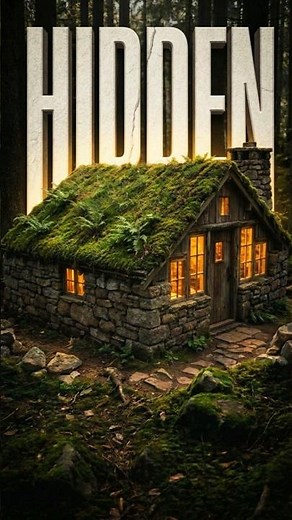 Building A HIDDEN Cabin In The Forest From Scratch