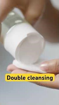 Double Cleansing Method | What & How to do double cleanse Oily, Dry Acne Prone Skin #skincare #fyp