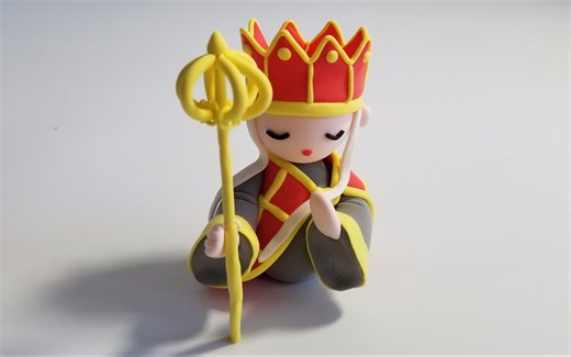 【超轻粘土人物制作】西游记篇——念经的唐僧