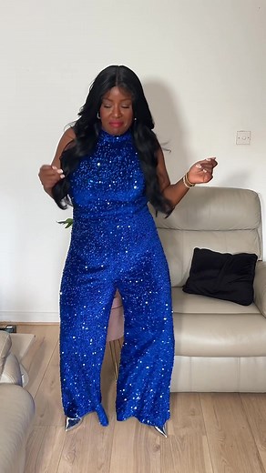 56K views · 328 reactions | Royal blue reigns supreme  From the curve-hugging sequin wrap dress to the effortlessly elegant halter jumpsuit - pure evening perfection ✨ @mycurvecloset Blue sequin velvet wrap dress  https://bit.ly/49ePy23 Blue sequin jumpsuit  https://bit.ly/4qWAMDc Shop party  https://bit.ly/446a4OJ | Yours Clothing | Facebook