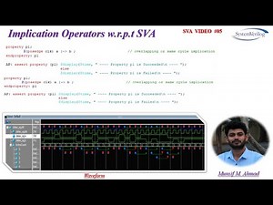 Implication Operators w.r.p.t SVA (System Verilog Assertions) SVA VIDEO #05