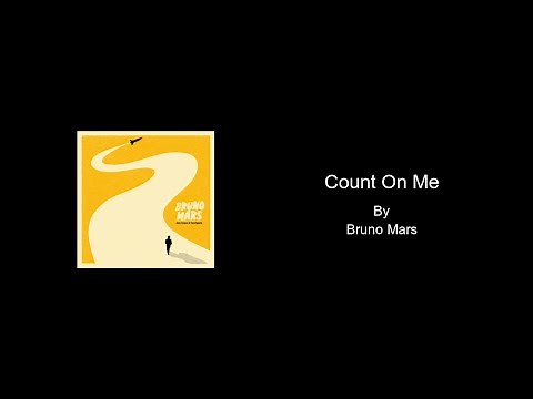 Count On Me by Bruno Mars - Karaoke with BACKING VOCALS