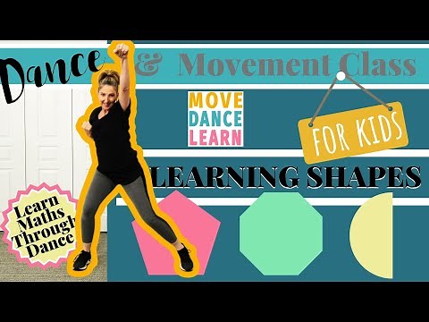 Free Online Dance Tutorial for Kids - Move and Learn your 2D Shapes