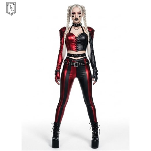 Handmade Wild Clown Costume for Women | Chaos Girl Outfit | Comic Cosplay Wear | Gift for Her - Etsy