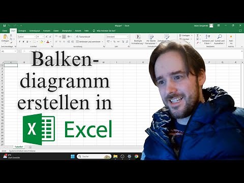 Balkendiagramm in Excel erstellen (absolute oder prozentuelle Häufigkeiten). 3D-Balkendiagramm.