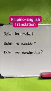 954K views · 10K reactions | Filipino-English Translation ❤️ #englishlearning #fbreelsfypシ゚ #translation #fbreelsfypシ゚viralシ | Manilyn Anonuevo Tamayo | Facebook