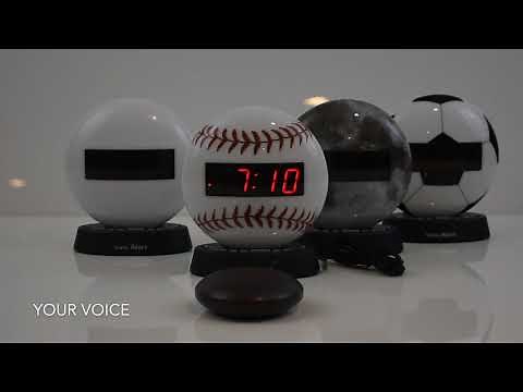 Sonic Glow Super Loud Recordable Alarm Clock with Bed Shaker