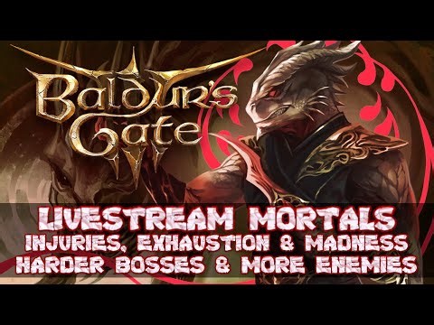 Baldur's Gate 3 | Part 1 | Act 1 | Injuries, Exhaustion & Madness | Modded | No Commentary
