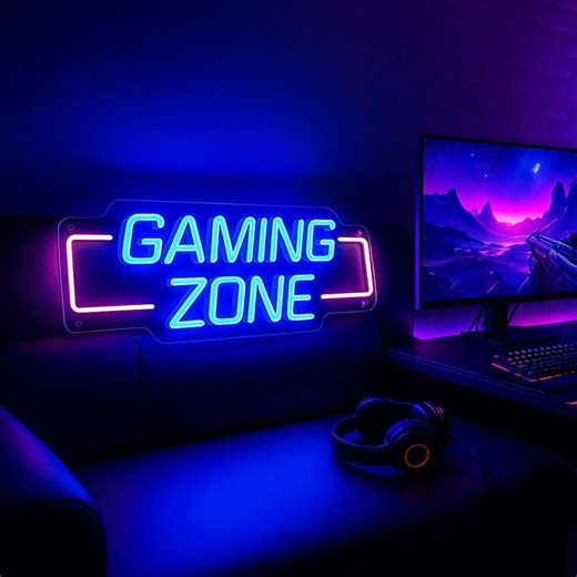 Game Room Neon Light, Custom Neon Sign for Game Room, Streamer Room Decor, Led Gaming Light, Neon Sign Light, Gaming Wall Decor - Etsy