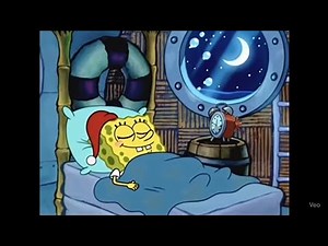SpongeBob Sleeping Peacefully 🌙 | Relaxing Sleep Animation Loop Lullaby for Toddlers