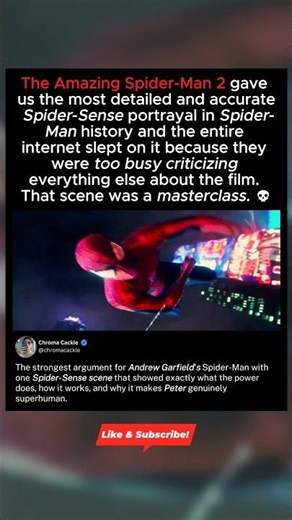 Time froze and Peter had ONE shot to save two lives simultaneously 🔥 #SpiderMan #AmazingSpiderMan2