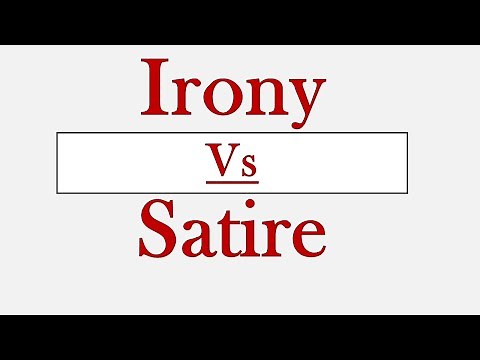 Edutainment World, Irony vs Satire