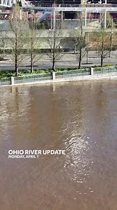 OHIO RIVER MONDAY UPDATE: The Ohio River is reaching its highest levels since 2018. Here's an updated look from above. | WLWT