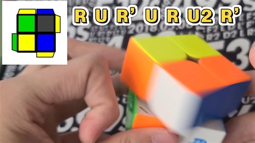 【干货】二阶魔方EG0（cll）公式手法演示