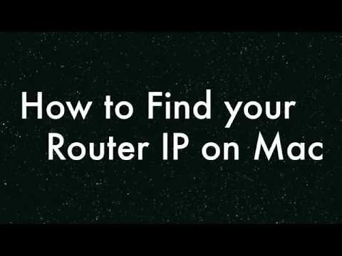 HOW TO - Find your Default Gateway/Router IP on MAC in 10 SECONDS