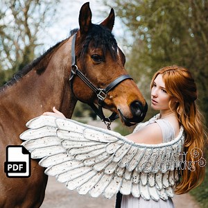Feather Wing Crochet Shawl Pattern by Crafty Intentions DIGITAL PDF Downloadable - Etsy