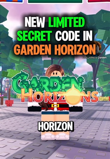 New Limited Secret Code in Garden Horizons Roblox #roblox #fyp #robloxfyp #fyppppppppppppppppppppppp #gardenhorizons Garden Horizons New Game Roblox Grow A Garden