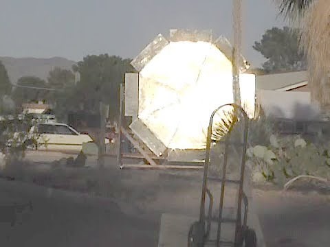 Mike Bushroe's Myth Busters Archimedes Solar Death Ray Full Scale