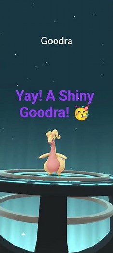 Shiny Sliggoo's Evolving! Pokemon Go Evolution Shiny Goodra