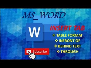 How To Put Picture Behind Text in Word Moving | Text Wrapping Images | Behind Text (Microsoft Word)
