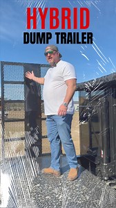 Check out one of our HYBRID Dump Trailers! If you can dream it, We can build it at Renown Cargo Trailers 888-287-3954 | Renown Cargo Trailers