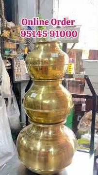 Traditional Pongal Panai | Velachery Thangam metal Online Order 95145 91000