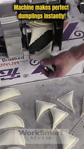 Efficient Dumpling Production : Dough Forming Process using Automatic Dumpling Machine