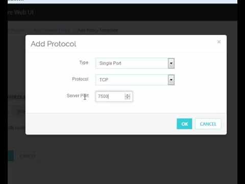 Watchguard Port forwarding Web UI