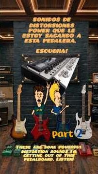 Distorsión Power de Zoom G5 #guitar #pedalboard #efectos #zoom #distortion #rectifier #rock #ts9tv