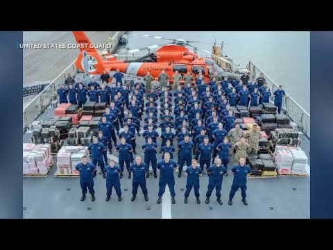 Coast Guard Cutter Midgett returns to Honolulu after $156M drug bust in Pacific
