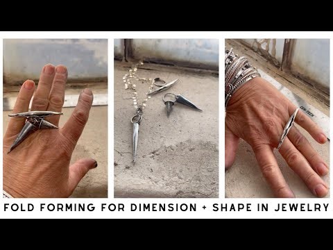 Fold Forming for Dimension + Shape in Jewelry