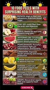10 Food Peels with Surprising Health Benefits