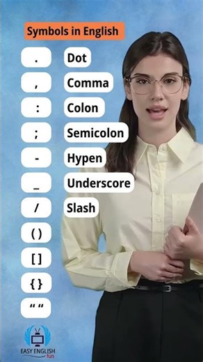 Symbols in English | The SHOCKING Truth About English Symbols #learnenglish