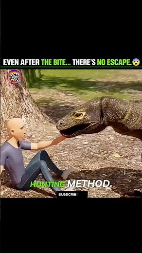 Even After the Bite… There’s No Escape 😨 | Komodo Dragon