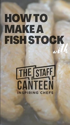 How to make a fish stock like a professional chef 🐟