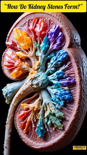 85K views · 1.3K reactions | How Do Kidney Stones Form? | Kidney Stone Causes Explained Kidney stones are tiny hard deposits that form inside the kidneys. This short video explains step by step how kidney stones develop, what causes them, and how they affect the urinary system. Perfect for students, medical learners, and anyone curious about human health. #KidneyStones #KidneyHealth #UrinarySystem #HumanBody #MedicalAnimation #AnatomyAI | Anatomy Ai official | Facebook