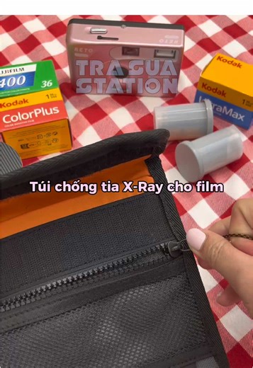 Bảo vệ film cuộn với túi X-ray từ Trà Sữa Station