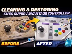 SNES Super Advantage Controller RESTORED to Like-New!