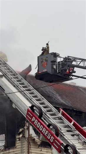 A Tuesday afternoon house fire in Steelton shut down an entire block as fire crews worked to extinguish the blaze. Dispatchers initially said there might be people trapped inside the home, but crews on scene said everyone inside was evacuated. It is unclear if anyone who’d been inside the home was injured, but a PennLive reporter saw EMS evaluating a firefighter. Steelton police evacuated the block because of the fire. It is unclear how long roads will remain closed. Video by Madison Montag, Pen