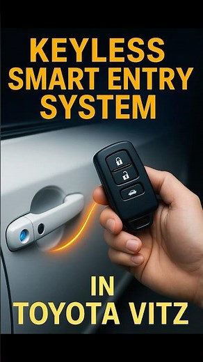 Hands-Free Access: Toyota Vitz Keyless Entry 🔑🚘 #toyota #vitz #shortvideo #shorts #automobile