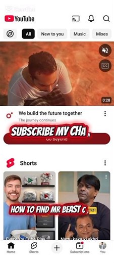 how to find Mr beast YouTube channel