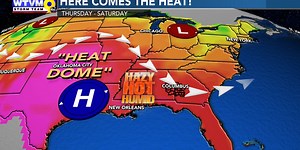 Getting hotter each day; Most oppressive humidity arrives late week