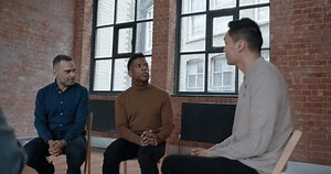 Men Group Therapy Community Centre Stock Footage Video (100% Royalty-free) 3458795995 | Shutterstock