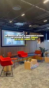 Mi mensaje en la presentación de Google como ciego: La IA es libertad 🎤✨
